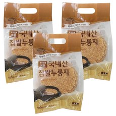 Organic Story herb 韓國產糯米鍋巴餅, 500g, 3包