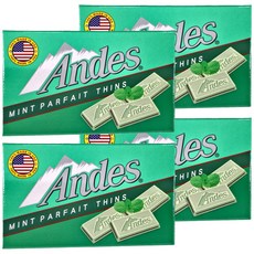 Andes 安迪士 薄荷帕妃薄片, 美國製, 38g, 4盒