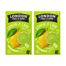 LONDON F&H 芙賀茶 檸檬萊姆皮茶包, 2g, 20包, 2盒