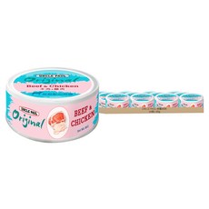 UNCLE PAUL 保羅叔叔 點心罐, 牛肉 + 雞肉, 80g, 24個