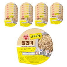 오뚜기 오뚜기밥 찰현미-, 210g, 24개