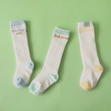 cocoB Dorothy 童款網眼透氣羅紋及膝襪 3雙組