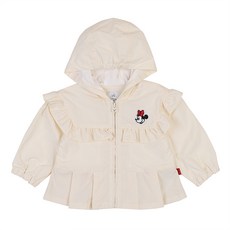 Disney 迪士尼 baby 迷你荷葉邊化纖夾克