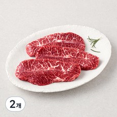 육감하누 한우 부채살 1+등급 구이용 (냉장), 2개, 200g