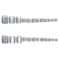 잇템샵 자석 젤 페디큐어 팁, 1개, 05 블루미라클