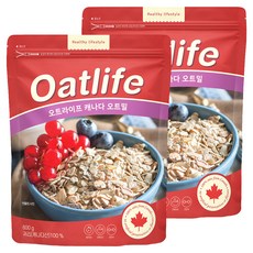 Oatlife 加拿大燕麥片, 600g, 2個