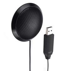 E-books 專業全指向多人會議室麥克風 SS26 USB隨插即用 語音清晰 商務會議適用, E-EPB231, 黑色