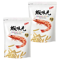 裕榮食品 蝦味先 原味 口感酥脆 蝦味濃郁 非油炸, 300g, 2包