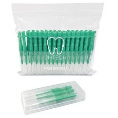 주현테크 스마일브러쉬 치간 칫솔 I형 SS 민트, 0.9mm, 50개입, 1개