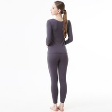 캐리루시 여성용 기모 고탄력 내의 상하세트