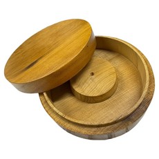 原木圓形手珠盒 1個 原木色