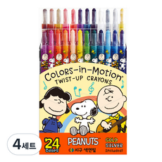 GLOBE CHEMICAL 花生色鉛筆, 24色, 4套