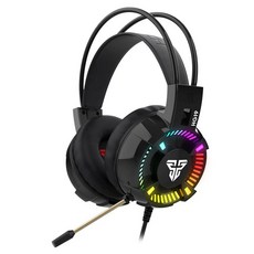 FANTECH HG19 RGB 電競耳機 大耳罩完美包覆 懸浮式頭帶設計 輕量352g, 黑色, 1組