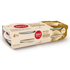 햇반 현미쌀밥, 210g, 4개