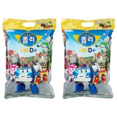 ROBOCAR POLI 維他命D+糖果 水蜜桃口味, 1000顆, 2個