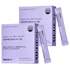 메디온 정품 서플리케어 엠디씨 이노시톨 4000mg 엽산 비타민B 153g, 2개, 30회분