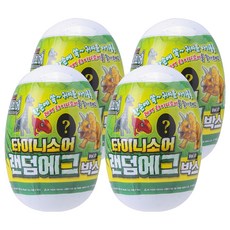 공룡메카드 타이니소어 랜덤 에그 박스 Vol. 01 애니메이션 프라모델, 4개