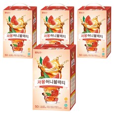 담터 자몽 허니 블랙티 분말, 13g, 50개입, 4개