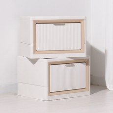 OLIVING 模組開放式收納箱 400, 白米色, 350 x 280 x 400 mm, 2個