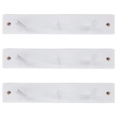 UdiLife 優的生活大師 hold掛/北歐原木掛架, 雪白色, 3個