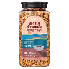 심플잇 마땡 저당 그래놀라 시그니처, 280g, 1개