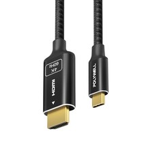POLYWELL 寶利威爾 Type-C-HDMI 2.0 4K 影音傳輸線 PW15-W45-M961, 1m, 黑色, 1條