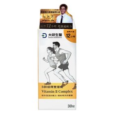 大研生醫 B群緩釋雙層錠, 30錠, 930mg, 1盒