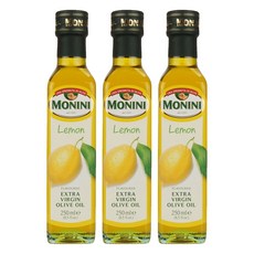 Monini 特級初榨橄欖油檸檬, 250ml, 3個