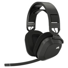 CORSAIR 海盜船 無線耳機麥克風, HS80 RGB WIRELESS, 黑色