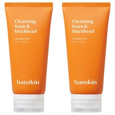 Hanskin 潔面泡沫和黑頭粉刺, 120ml, 2條