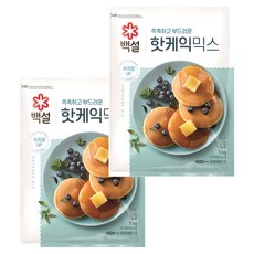 백설 핫케익믹스, 1kg, 2개
