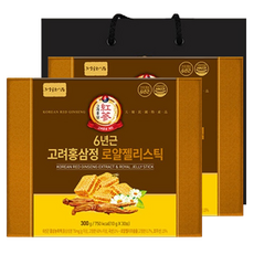 Jungwonsam 6年根紅蔘蜂王漿濃縮飲+提袋, 300g, 2盒