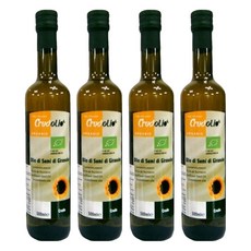 Crudolio 葵花籽油, 500ml, 4個