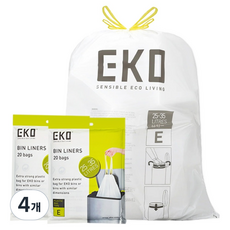 Home&Me 附拉繩方便的回收垃圾袋 20入, 6個