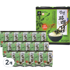 삼원 광천 파래김 선물세트 1호 180g, 2개