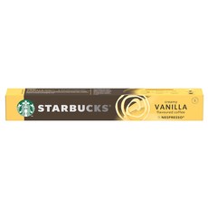 STARBUCKS 星巴克 香草風味膠囊咖啡 Nespresso咖啡機適用, 5.1g, 10顆, 1盒