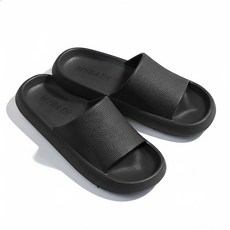 마이바스 미끄럼방지 층간소음 경량 슬리퍼, 블랙, 1개