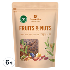 그린너트 햇 구운 아몬드, 300g, 6개