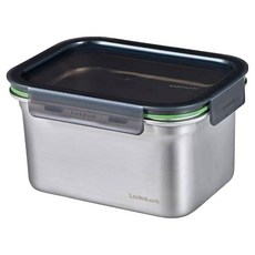 LocknLock 樂扣樂扣 Stackable 不鏽鋼保鮮盒 2L, 1個, 盒身 + 上蓋