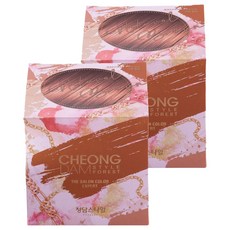 CheongDamStyleForest 沙龍色彩專家染髮劑, 自然棕色, 2個