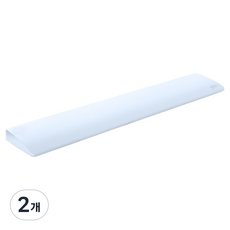 지클릭커 인체공학 팜레스트 풀배열 키보드 손목 받침대, 스카이블루, 2개