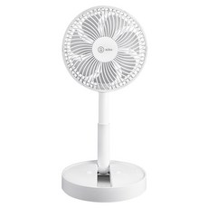 aibo 伸縮折疊可定時 充電式 U 6吋, HA-FAN1132, 白色