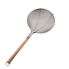 성광 주방 나무손잡이 고운망 뜰채, 1개