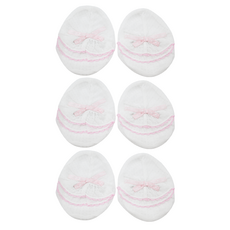 PUKU 藍色企鵝 嬰兒防護除臭腳套 透氣 柔軟網布, 粉色, 3雙