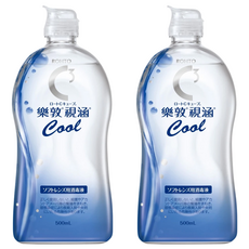 ROHTO 樂敦 視涵 清涼滋潤多效保養液, 500ml, 2瓶