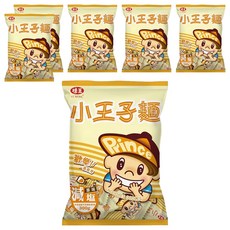 味王 小王子麵 原味減鹽, 300g, 6袋