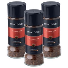DAVIDOFF 大衛杜夫 經典濃郁即溶美式咖啡, 100g, 1罐, 3罐