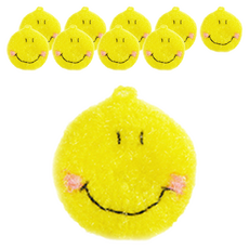 YoungMarket 微笑壓克力菜瓜布, 2個, 5入