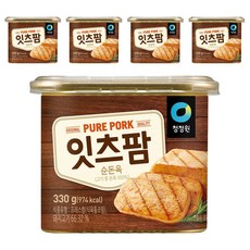 청정원 잇츠팜 햄통조림, 330g, 5개