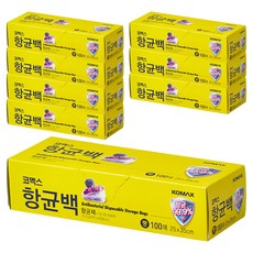 코멕스 비닐백 250 x 350 mm, 중(M), 100개입, 8개